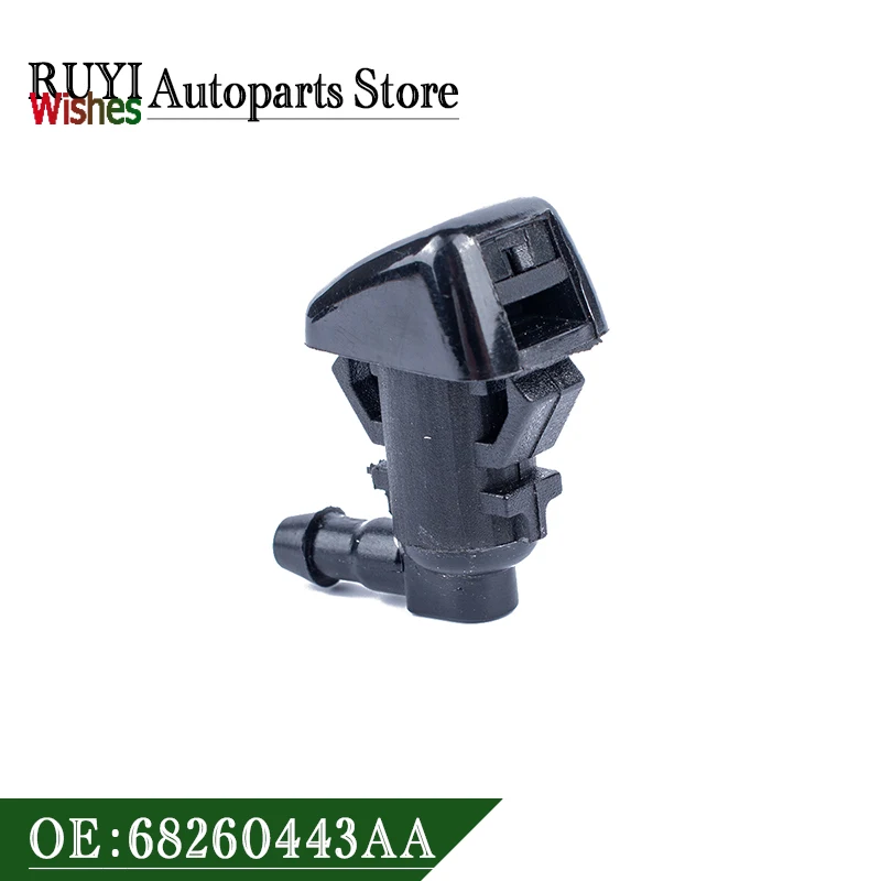 2PCS 55372143AB New For Jeep Grand Cherokee 2011-2017 Windshield Wiper Water Washer Spray Nozzle Jet 68260443AA 55079049AA