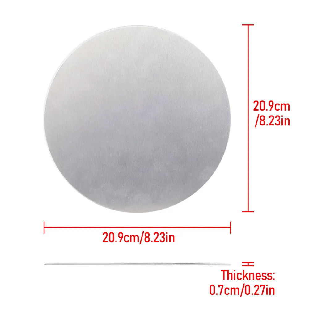Tablero de aislamiento para ventilador de chimenea, protector térmico resistente a altas temperaturas, accesorio General, pieza calefactora de hoja de aluminio, 1 Uds.