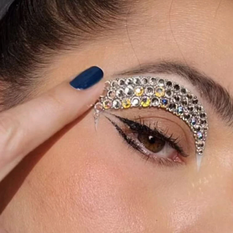 Stickers, rhinestone stickers, makeup artist eye makeup stickers, creative eye makeup stickers, stage children's stickers