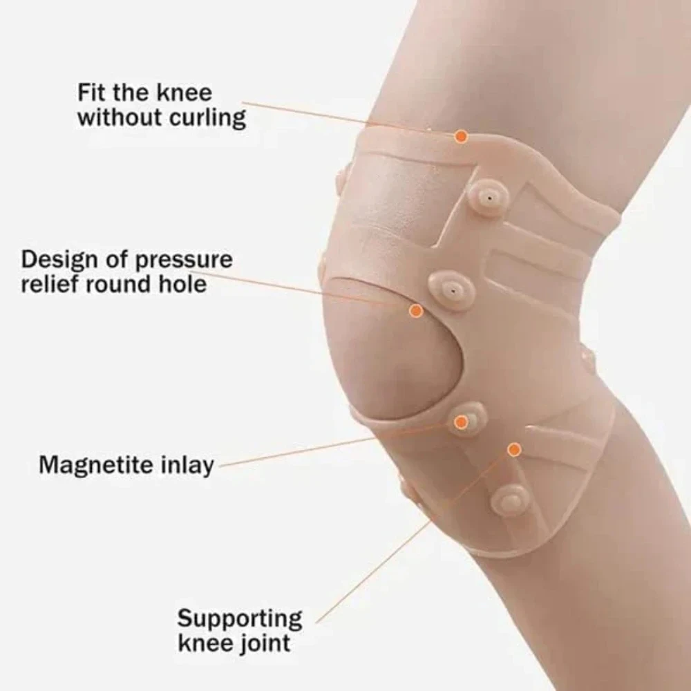 Knee Patella Massage Protector Magnetic Therapy Knee Pad Support Anti Arthritis Rheumatoid Pain Relief Muscle Pain And Spasms image 4