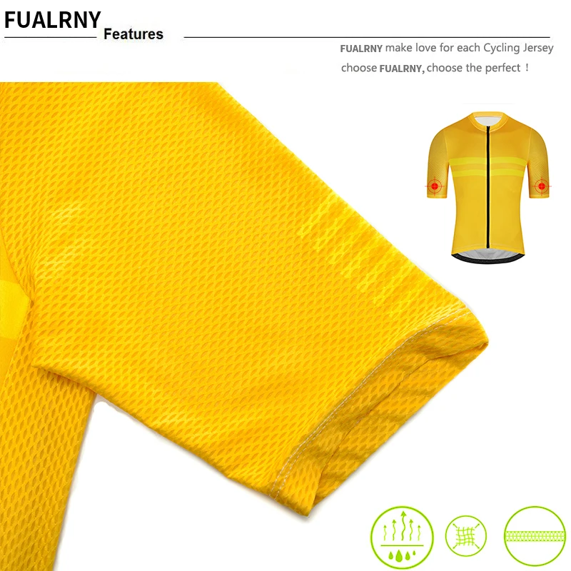 2025 Cycling Jersey Men Reflective MTB Road Bike Clothes Bicycle Jersey Mesh Breathable Cycling Clothing Summer Bike Jersey