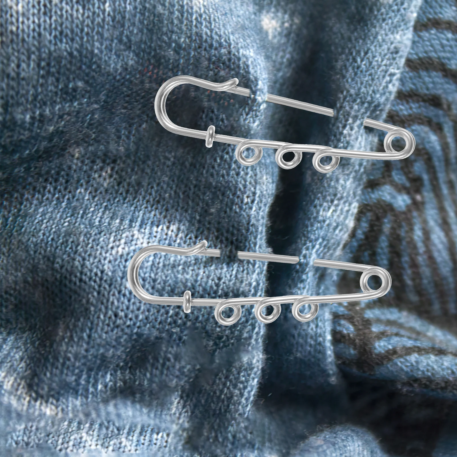 

50Pcs Safety Pins Brooch Findings Metal DIY Accessories for Crafts Clothes Hats Scarves Skirts Blankets Big Safety Pins