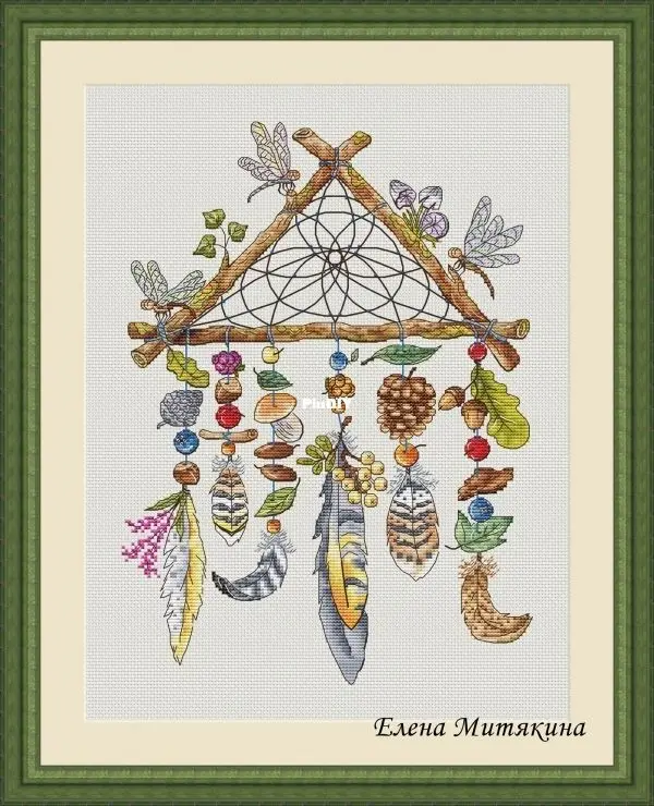 

Набор для вышивки крестом 14CT, холст, набор для вышивки крестом, 15 лесных перьев, Ловец снов, 33-42, набор для вышивки крестом