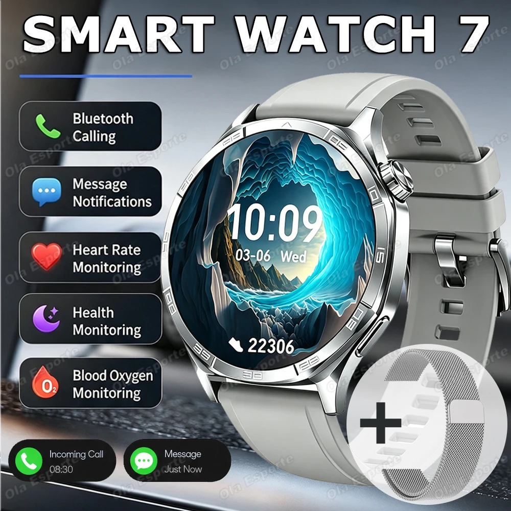 Men's Outdoor Smart Watch with Bluetooth Call, 1.52inch