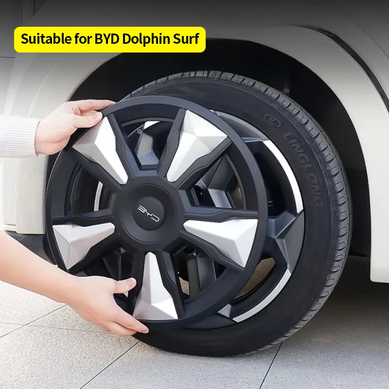 

For BYD Seagull Dolphin Mini Wheel Cover 16 Inch Wheel Cover Left Right Wheel Cover Full Wheel Cover Auto Accessories 4PCS