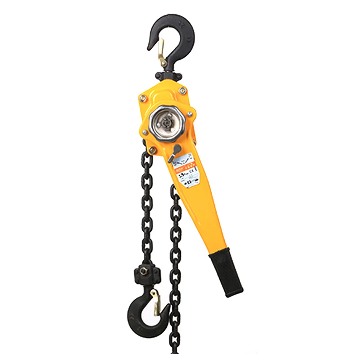 Lever Chain Hoist 0.75 Ton Manual Chain Hoist 5FT/10FT/20FT Ratchet Chain Puller for garage, factory, wharf, warehouse, construc