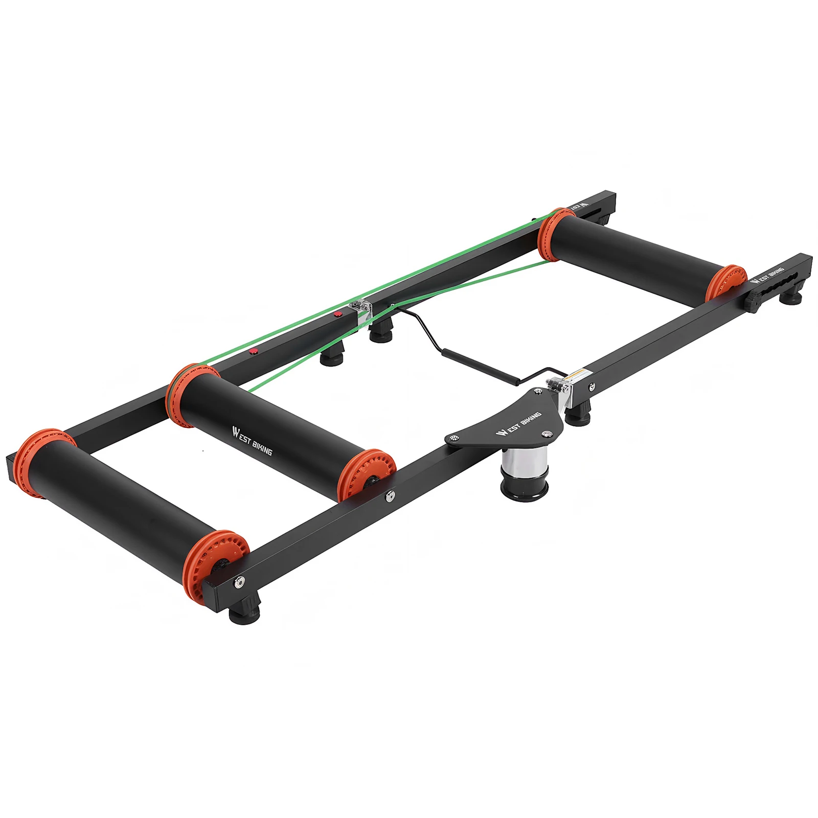 Bike Rollers Adjustable Bike Trainer Stand Home Bicycle Folding Roller Silent