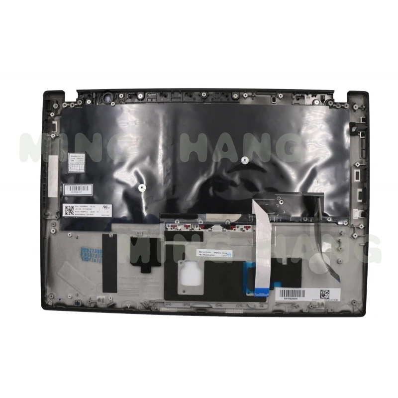 l   02HM208 New Fo Lenovo ThinkPad T490S Palmrest Upper Case US Keyboard Bezel No FP
