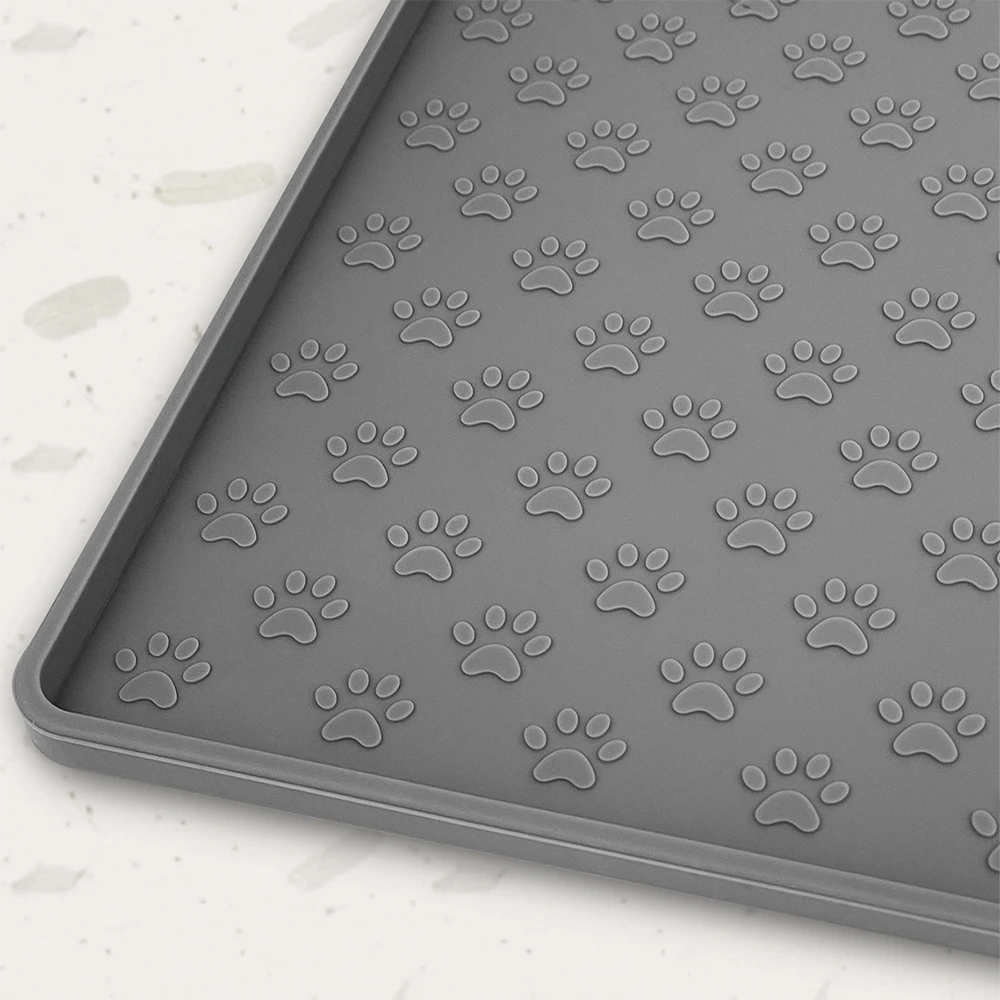 Pet Placemat Cat Feed Mat Dog Food bowl Mat Cat Dog Drinking Feeding Placemat Silicone Waterproof Pet Bowl Pad Feeder Mats