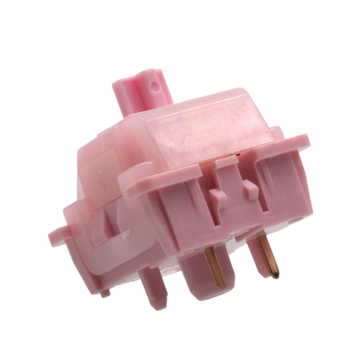 Interruptores Mecánicos Leobog Walk Snow Tactile Switch 42g Pre-Lubricados de 5 Pines con Eje de POM, Hot Swap, para Teclados Personalizados MX Gaming