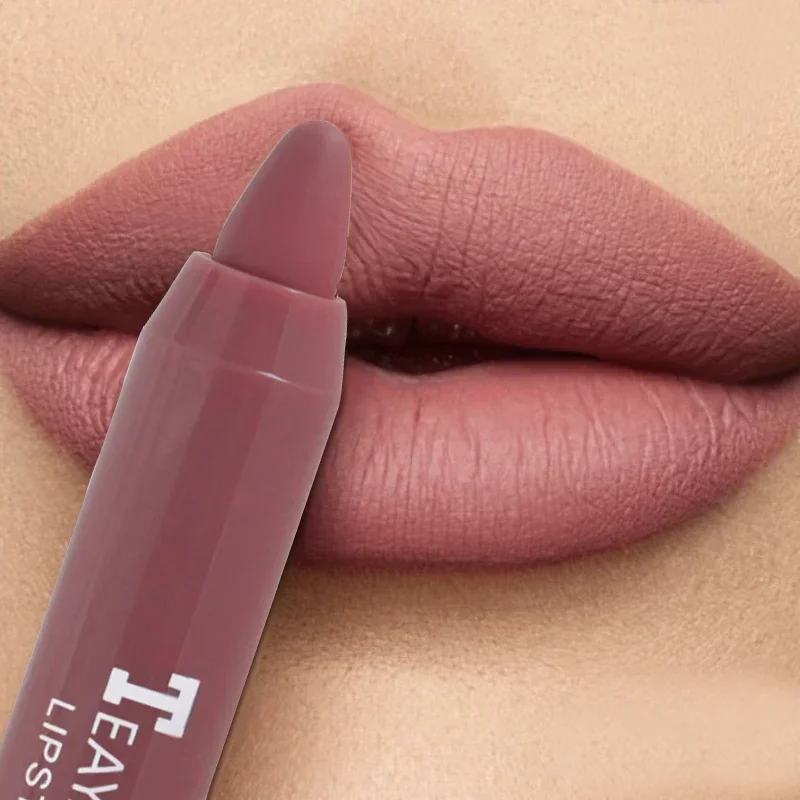 Matte Velvet Lip Liner Pen, lápis Lipliner impermeável, batom de forma labial de longa duração, maquiagem antiaderente, cosméticos