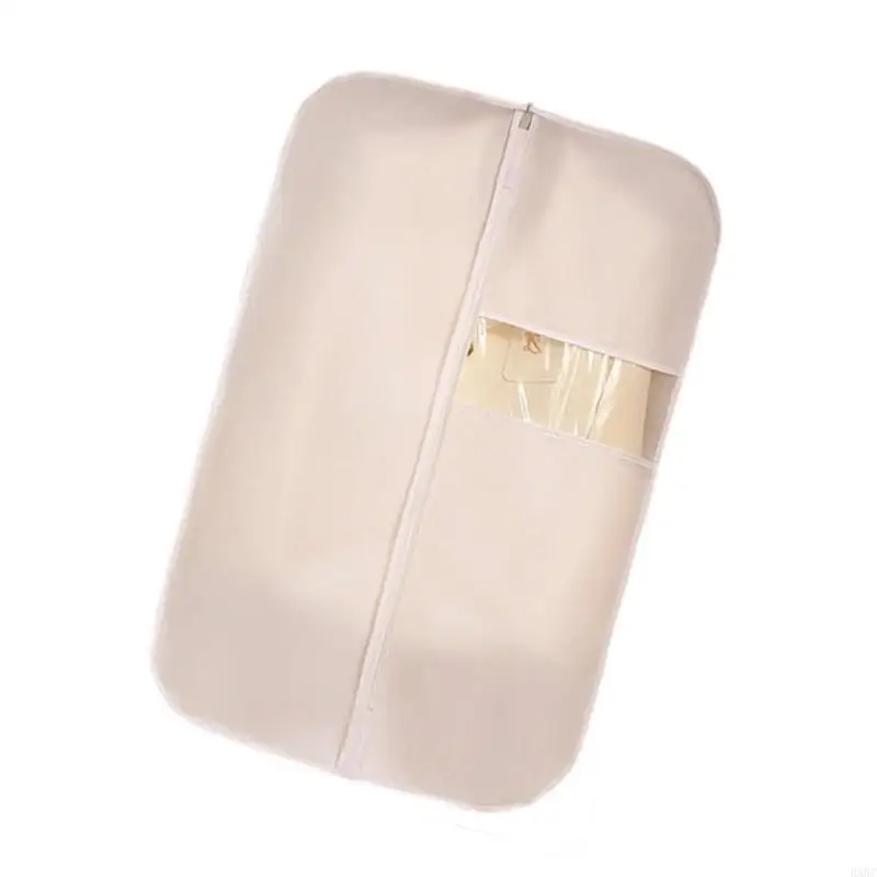 2025 New Visible Hanging Dust Cover Down Bag with Easy Access Design for Garment and Space Saving Storage for Small Area