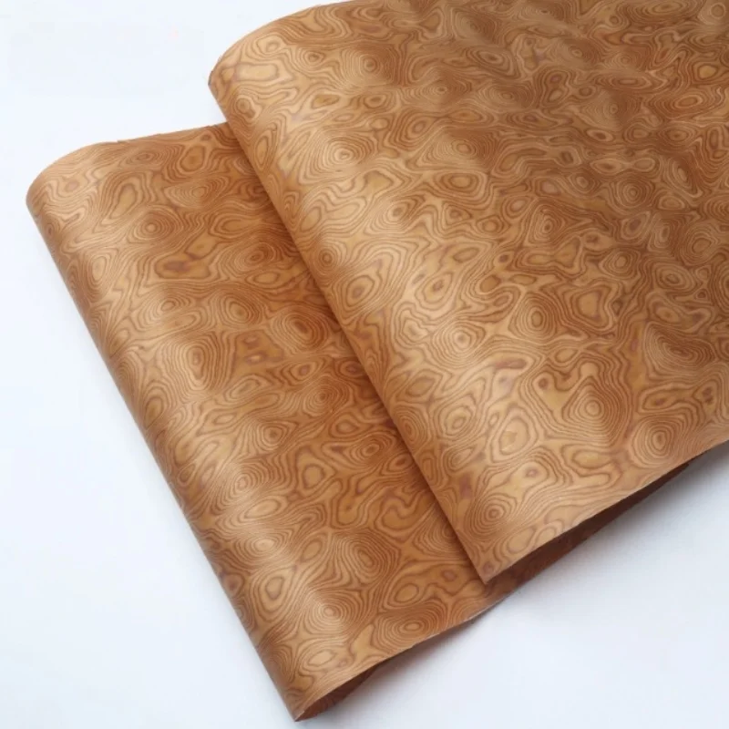 Tech Cherry Burl Wood Veneer Unique Figured Panels for Furniture Cabinet Door DIY Wall Decor Art Projects Veneer L:250x58cm