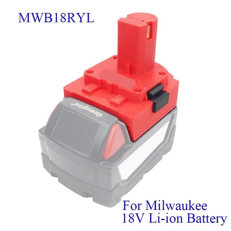 MWB18RYL Converter Adapter Junctor For Milwaukee For M18 18V Li-ion Battery For Ryobi Nickel Lithium One+ Machine P103 P108 P200