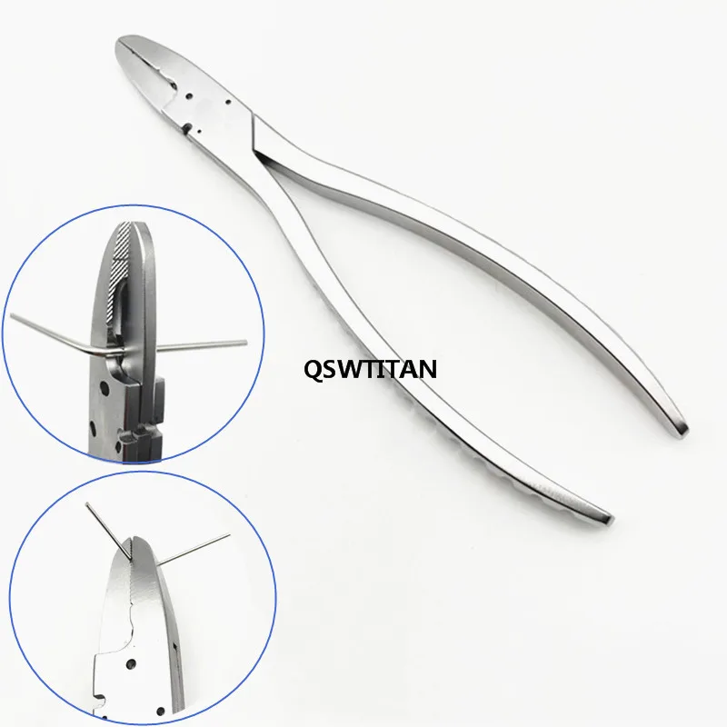 Orthopedic Wire Cutter Bending Forceps for Multifunctional Kirschner Wire Bone Scissors Veterinary Orthopedic Bending Pliers