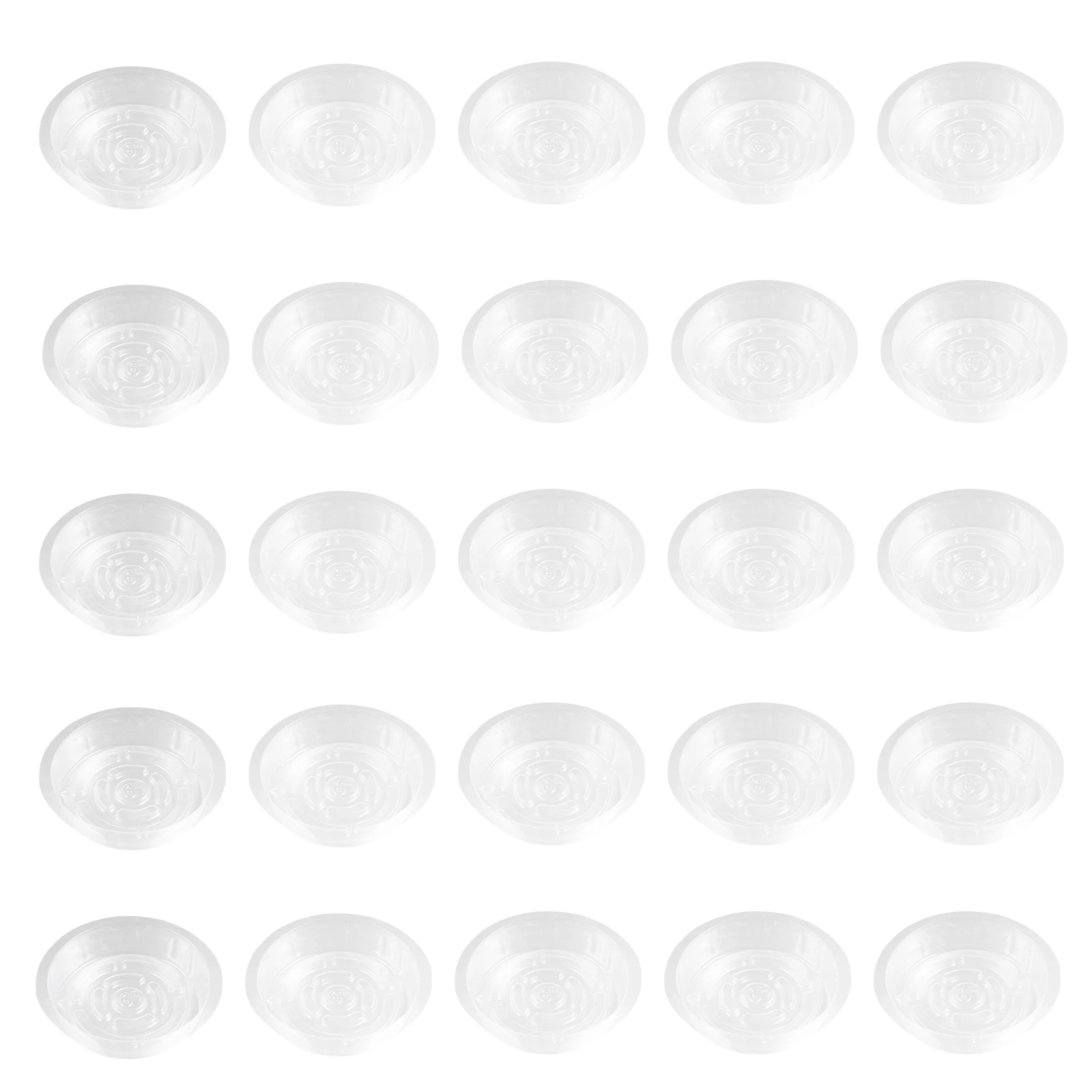 

25pcs Plastic Flower Pot Saucer Lightweight Durable Home Planter Holder Drainage Tray Water Receiving
