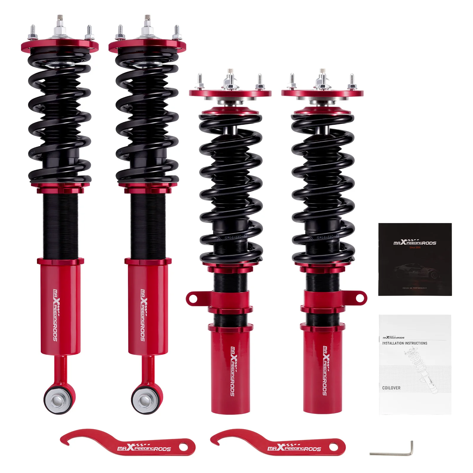 Coilover for BMW 5 Series RWD E60 04-10  for 520i,525i,528i,530i,535i Adjustable Damping Height  Struts Shocks Coilovers