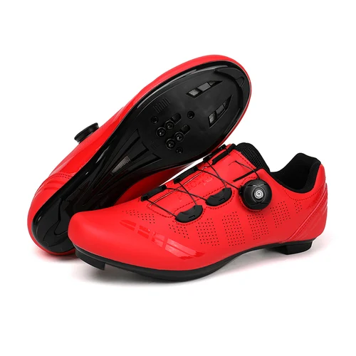 Imagen 2 del producto Zapatos con cerradura para bicicleta de montaña y carretera, Unisex, transpirables, antideslizantes, resistentes al desgaste, Pedal, equipo competitivo para exteriores