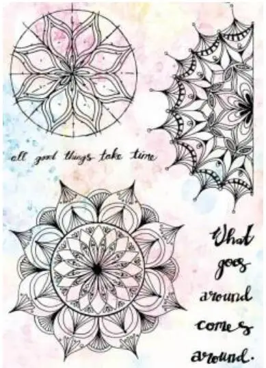 Hot sell Transparent Clear Silicone Stamp for DIY scrapbooking/photo album Decorative clear stamp A0002