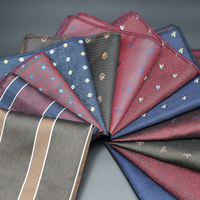 Luxury Brand Newest style Silk Hanky Man Floral Gray Fit Business lover's day Pocket Square Handkerchiefs