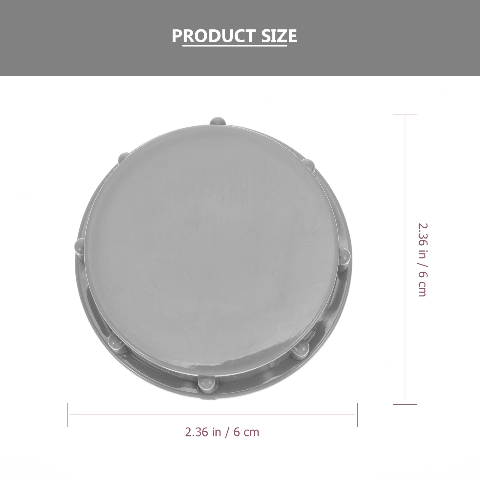 

6pcs Thickened Drain Protective Covers Grey Pp Material Durable Corrosion Resistant Aging Resistance Easy Install For Kitchen