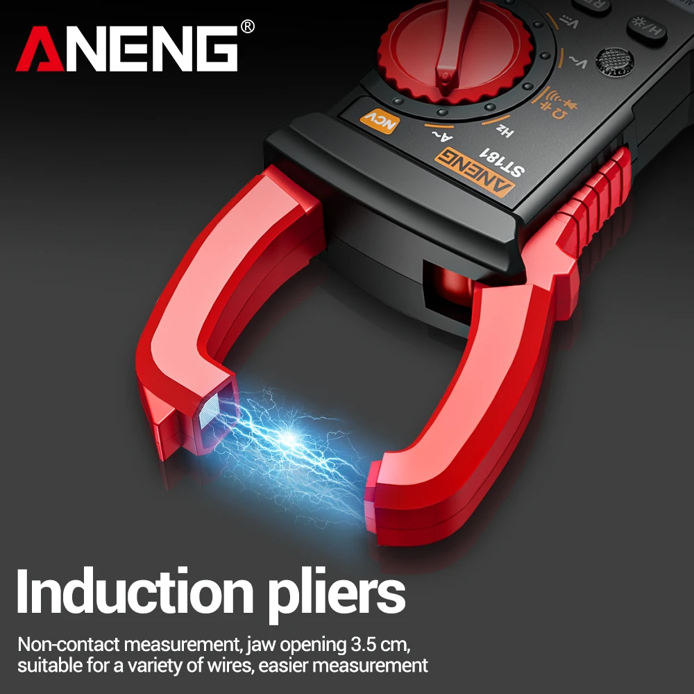 

Smart Digital Clamp Meter AC Current 4000 Counts Multimeter Non-contactAmmeter Voltage Tester Car Amp Capacitance Ohm Tester