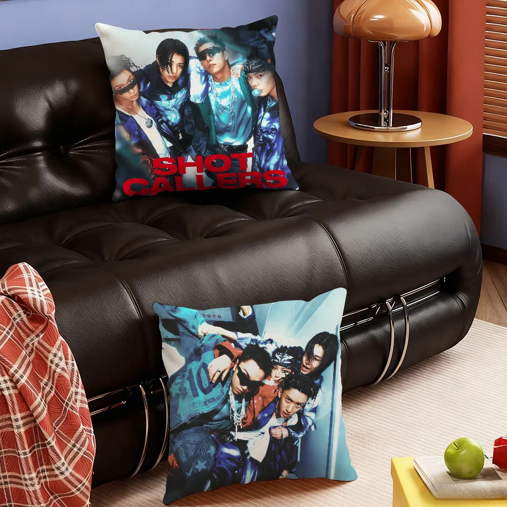 Music Shot Callers Pillow Case Bedroom Sofa Living Room Backrest Decoration Square L-Lngshot-S Cushion Nap Time