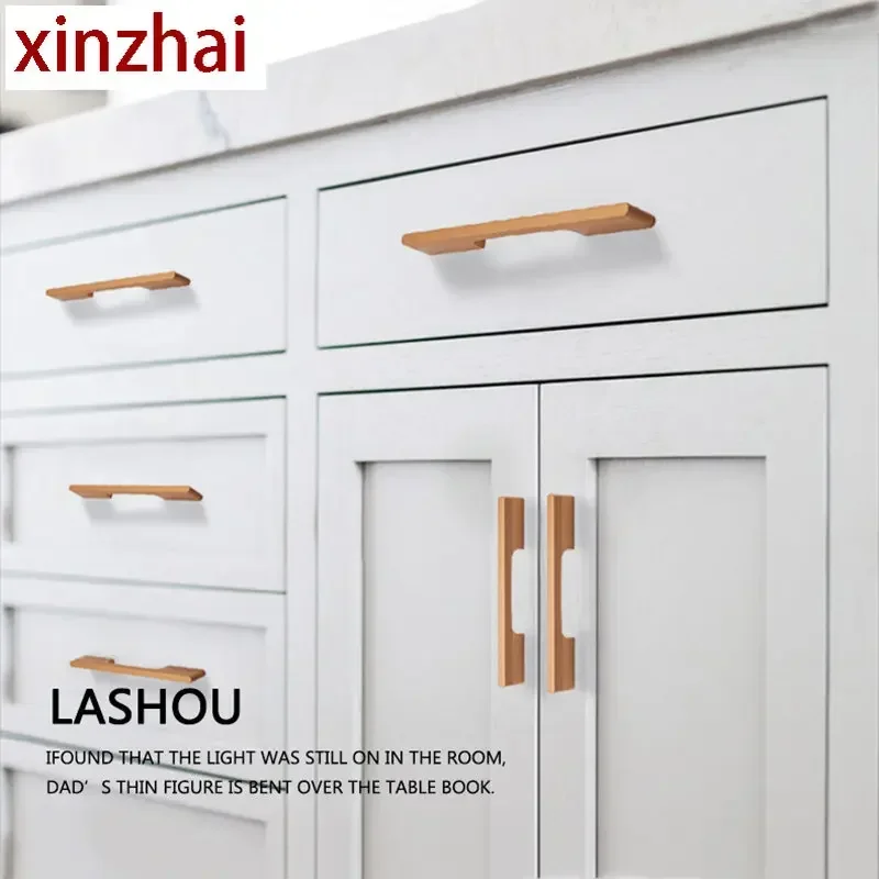 Aluminum Alloy Extended Cabinet Pulls Black Kitchen Cabinet Handles Drawer Knobs Furniture Door Knob Handle Hardware