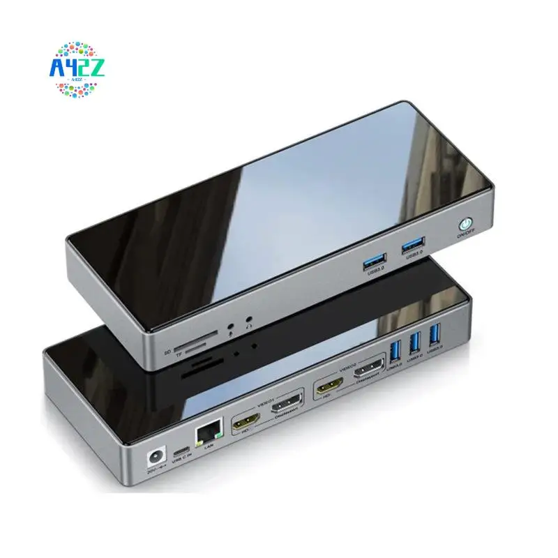 A42Z-16In1 Type-C USB 3.0 Docking Station USB C Docking Station With Dual Monitor 4K -Compatible 5K Triple Display