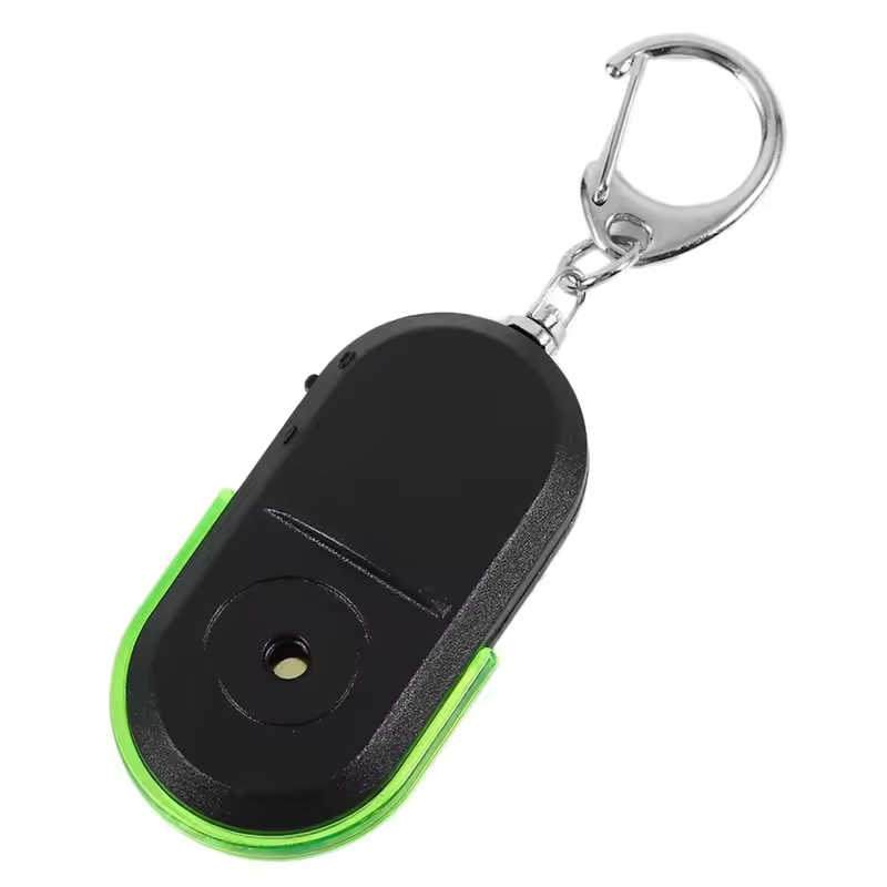 Portable car key finder anti-lost key finder smart find locator keychain whistle beep sound control LED torch - Image 7
