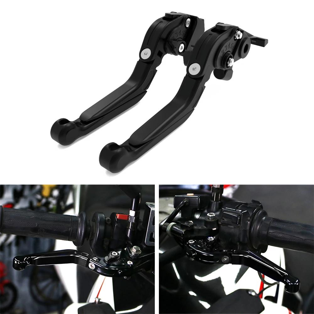 Motorcycle Adjustable Folding Brake Clutch Levers Extendable For Moto Guzzi (Piaggio) 1200 Sport 1200 Steivio Bellagio 940