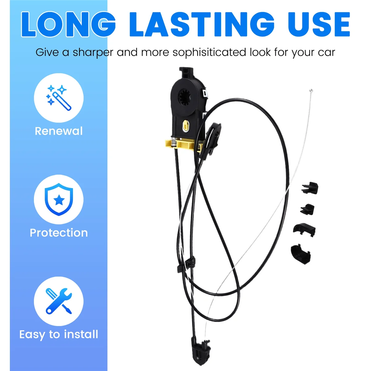 Rear Power Window Motor and Regulator  embly 25980205 for Chevrolet Silverado GMC Sierra