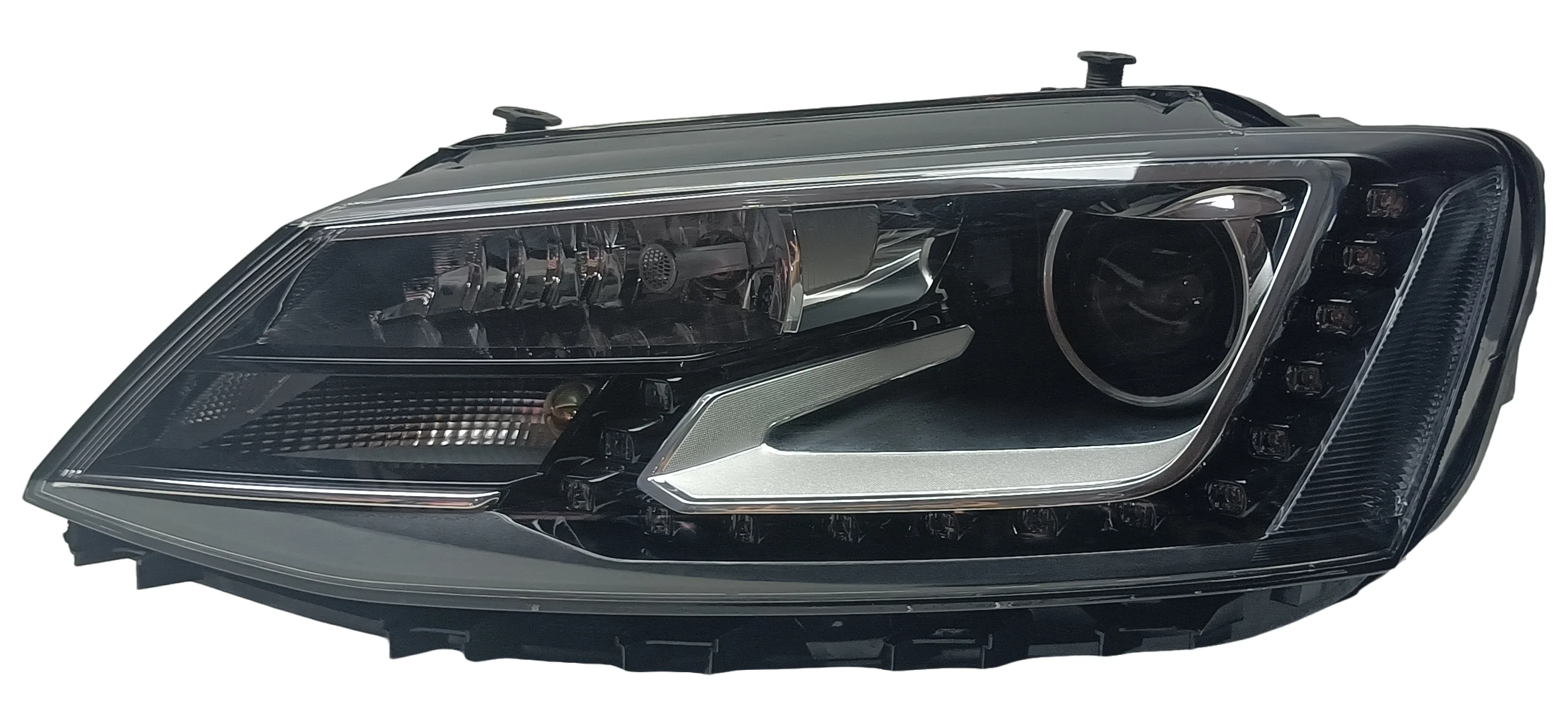 HID Projector Headlight with LED DRL Direct Replacement Fit 2012 Jetta Auto Front Lamp Assembly