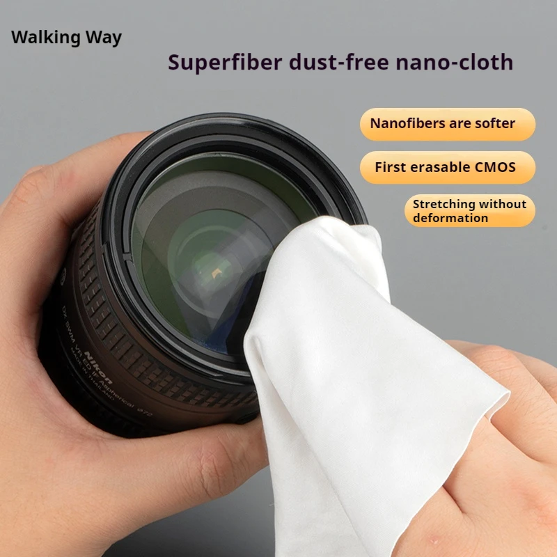 

Individually Vacuum Wrapped Microfiber Cleaning Screen Cloths for Camera Glasses Phones Computer Watch SLR Dust-free Nano Cloth