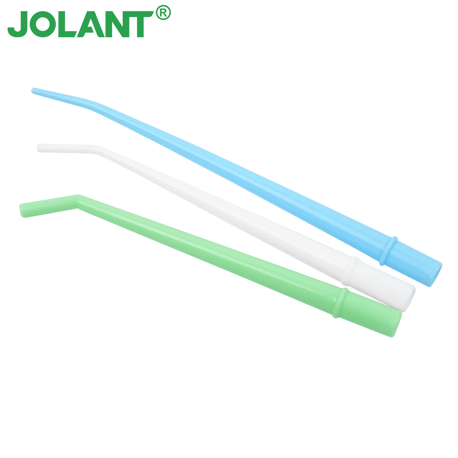 JOLANT 25pcs/Pack Dental Disposable Tube Elbow Saliva Ejector Suction Tube Dental Surgical Aspirator Dental Tools Dentisty