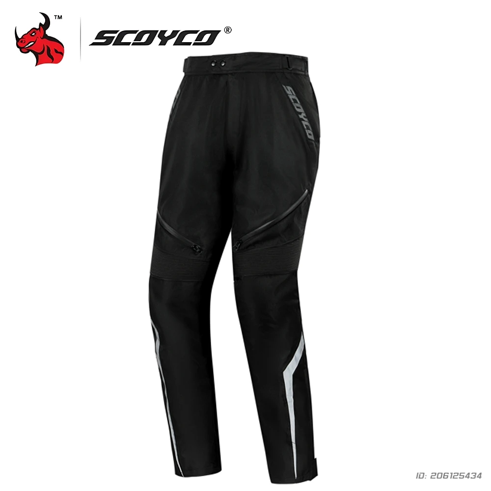 

Motorcycle Riding Pants Built With Durable Oxford Textile Offering Men Versatile All-weather Defense For Hardcore Trail Riding
