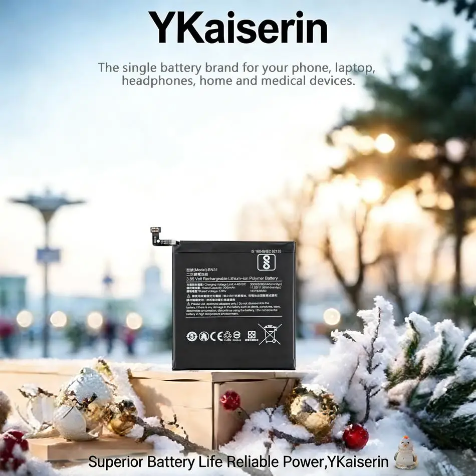 

Аккумулятор для мобильного телефона Xiaomi MI 5X A1 Mi5x Redmi Note 5A Prime S2 Pro Y1 Mia1 Lite BN31 3080 мАч, высокая емкость