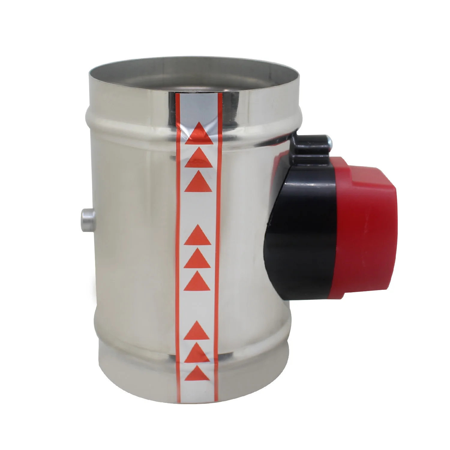 80-200mm Stainless steel galvanized electric air duct damper valve HVAC air ducting motorized air damper AC220V actuator drive