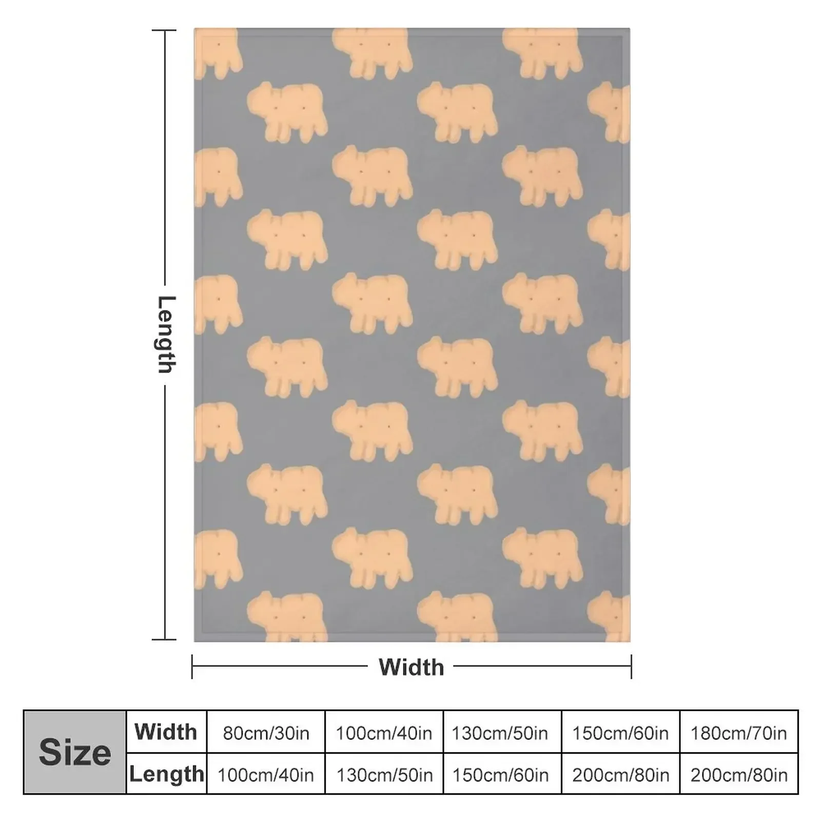 Animal Cracker Gang Throw Blanket Heavy Plaid on the sofa Blankets For Bed Blankets