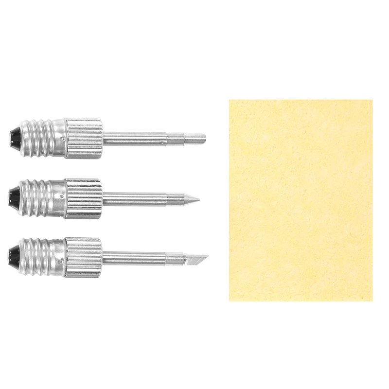 

3Pcs Brass Soldering Tips USB Soldering Iron Head Welding Soldering Tips For E10 Interface Soldering Stations