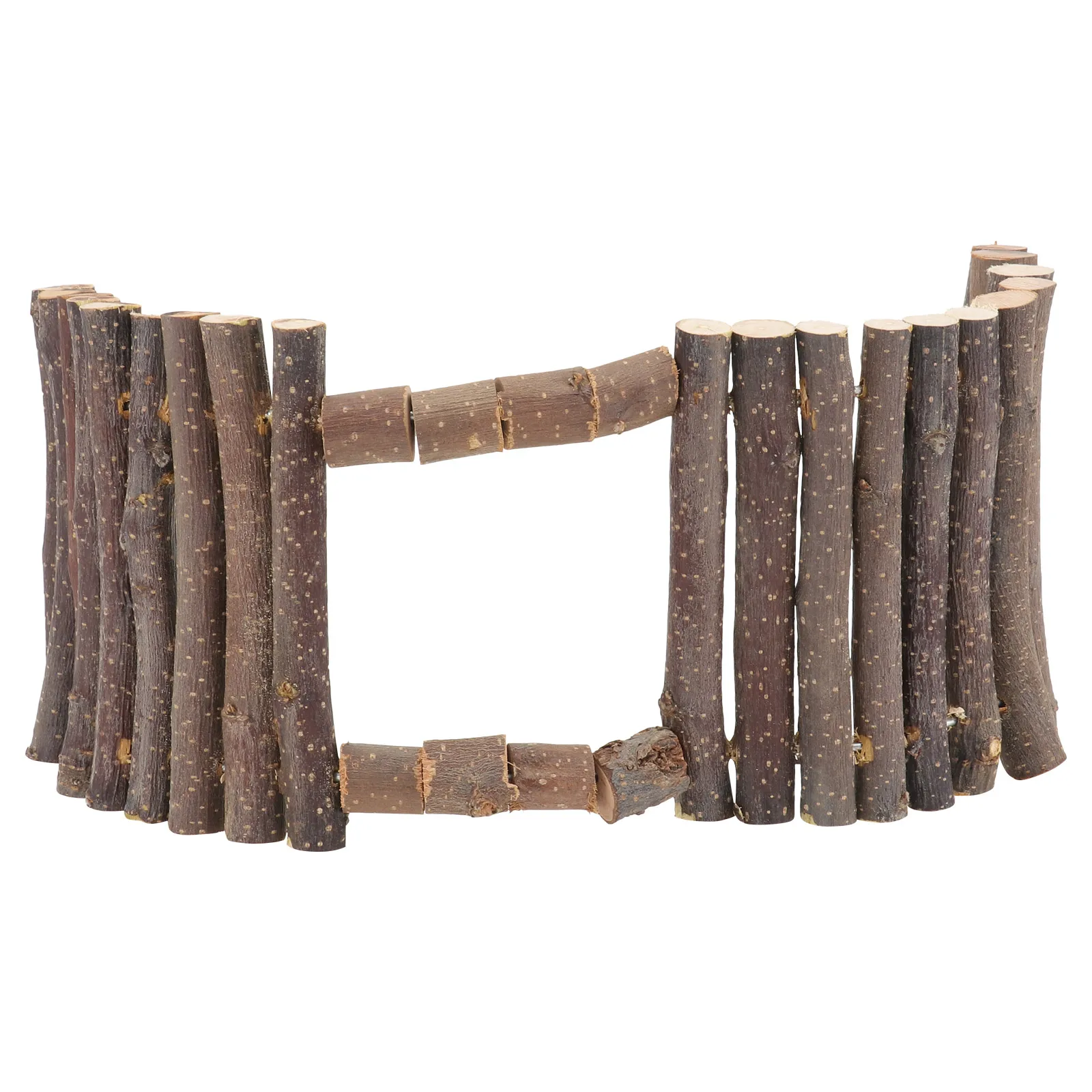 

Wooden Fence for Small Pets Gerbil Teething Products Guinea Pig Hamster Shelter Prop Toy Durable Multi Deformable Size