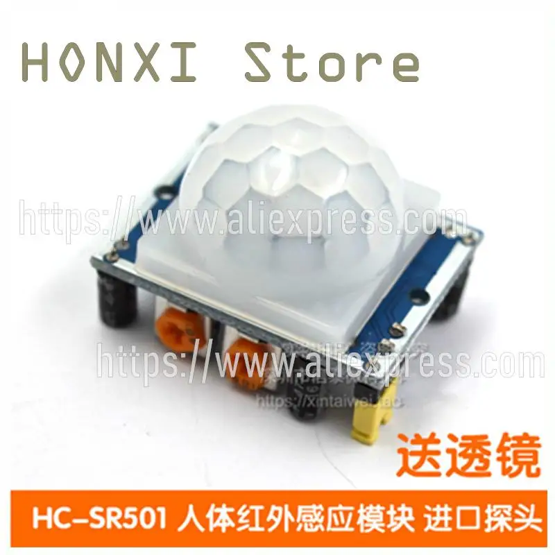 1 Chiếc HC-SR501 Cơ Thể Con Người Cảm Ứng Hồng Ngoại Module Pyroelectric Hồng Ngoại Đầu Dò Cảm Biến Hàng Nhập Khẩu Men Xanh Ngọc