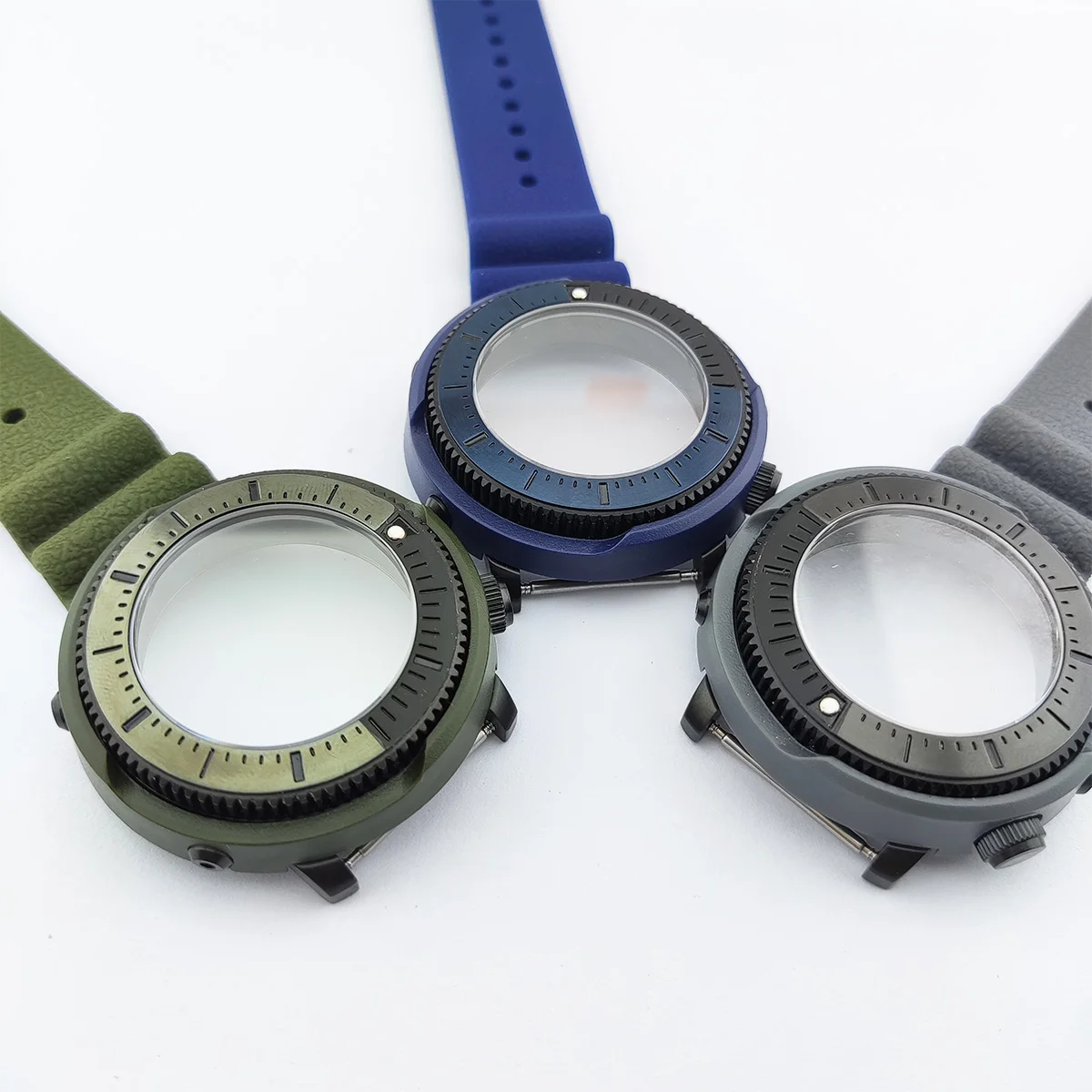 45mm NH35 case Monster nh35 dial 45mm sapphire glass 3.8 calendar case accessories case movement