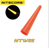 Nitecore NTW25 25.4mm Red Led light Diffuser Traffic Wand Cap Tip for Travel kits EC23 EC20 EC11 EC22 Flashlight Torch