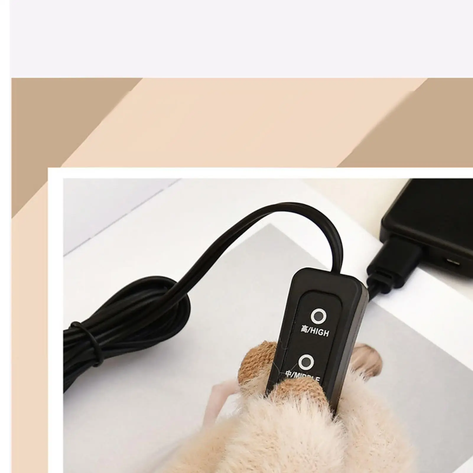 

USB Heated Gloves 3-Temperature Touchscreen Winter Gloves Electric Hand Warmers for Men, Skiing, Cycling, Motorcycle & Driving