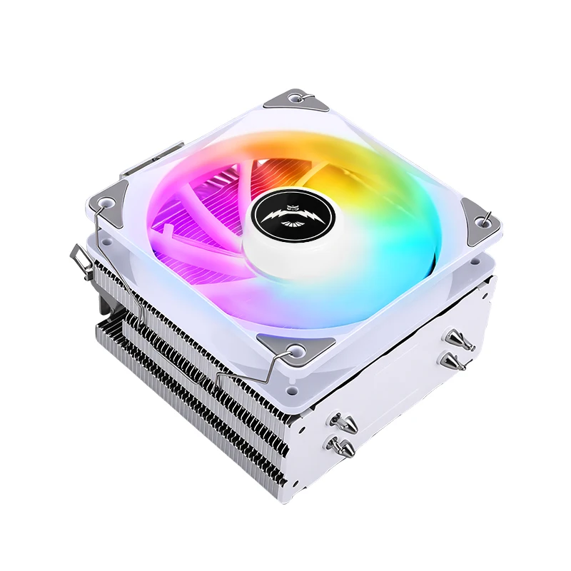 치우아임 120mm RGB 팬 X99 CPU 쿨러 4개 히트파이프 블랙 앤 화이트 인텔 LGA115x 1200 1700 2011-3 2066 AM4 AM5 i7 호환 썸네일 2