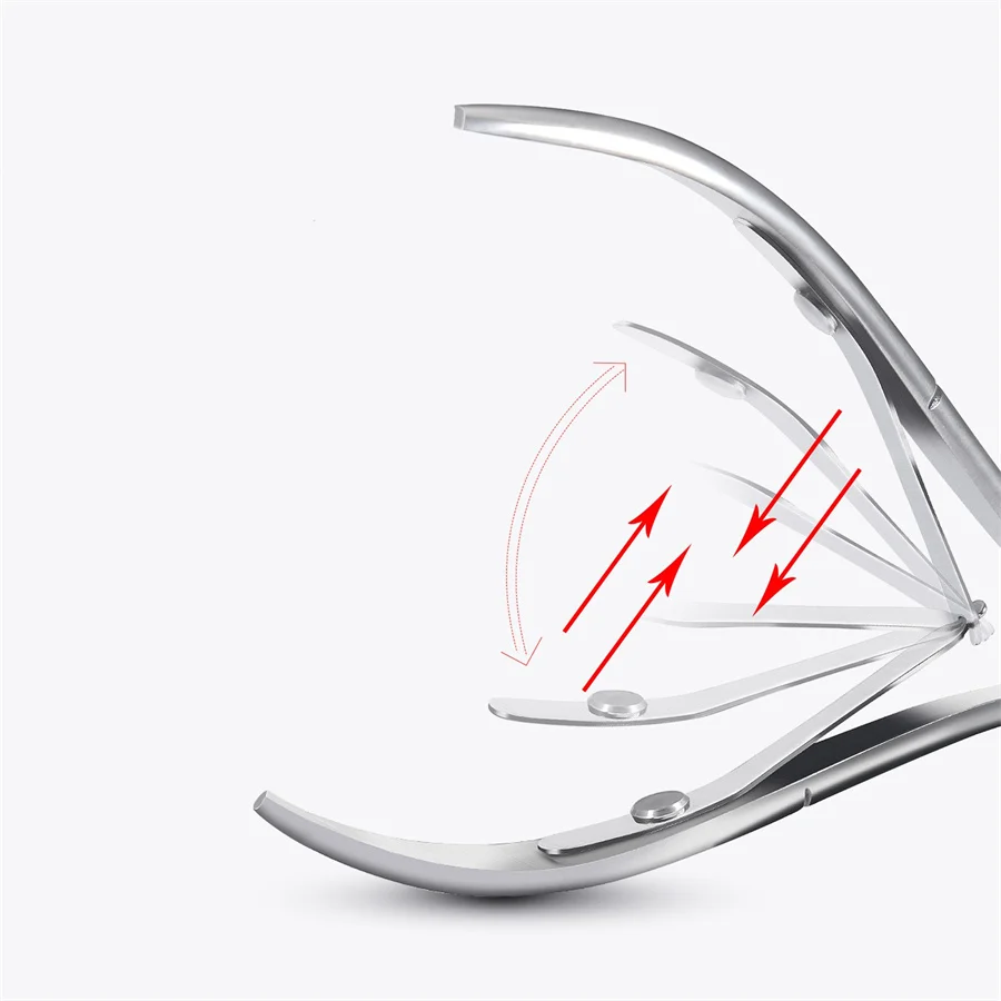 1PC Nail Cuticle Nipper Scissors Stainless Steel Manicure Clipper Dead Skin Remover Pedicure Eagle Beak Pliers image 5