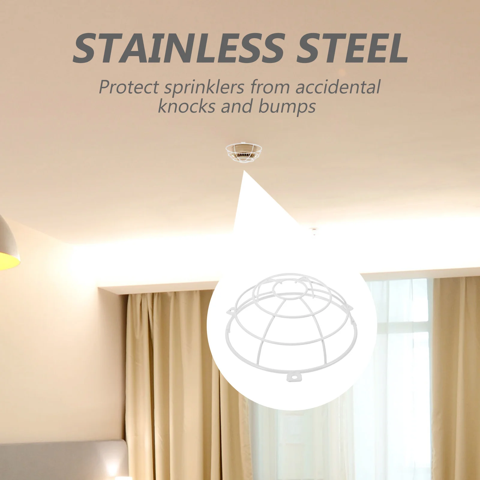 

Fire Sprinkler Protector Stainless Steel Cover Cage for in Buildings Warehouses