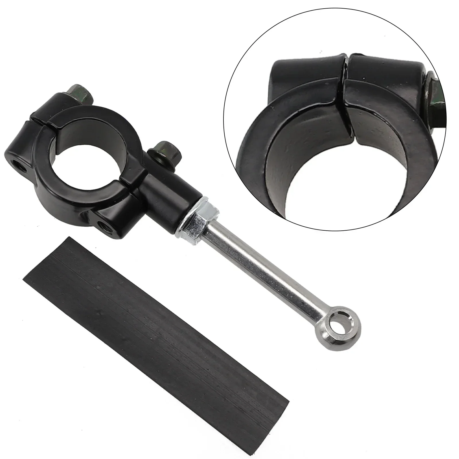 

Support Bar Motorcycle SideStand 70G ABS+Metal Black Side Stand Extension Motorcycle Parts Accessories High Quality New
