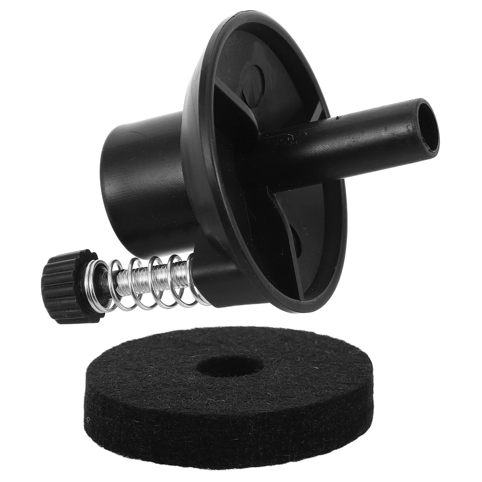 

1 Set Plastic Cymbal Stand Holder Clamp With Felt Pads For Drum Kit Accessories Stabilizer Mount Bracket Lightweight Durable